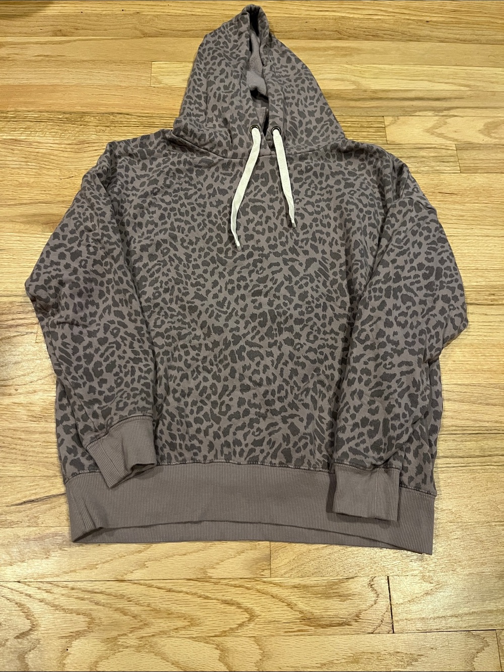 Buffalo David Bitton Leopard Print Crewneck Hoodie